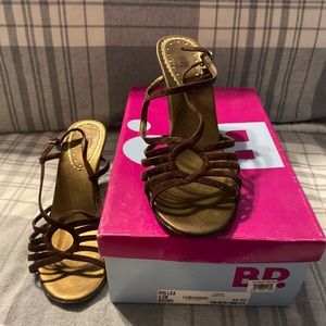 BP Iris-Lea Brown Wedge Heel